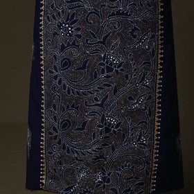 Bengal kantha hand embroidered cotton unstitched kurta