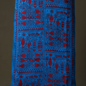 Bengal kantha hand embroidered cotton unstitched kurta