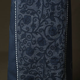 Bengal kantha hand embroidered cotton unstitched kurta