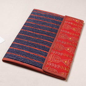 Blue Bengal Kantha Work Handcrafted File Folder 