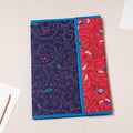 Blue Bengal Kantha Work Handcrafted File Folder 
