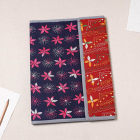 Blue Bengal Kantha Work Handcrafted File Folder 