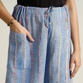 Bengal Khesh Weaving Cotton Kantha Embroidery Palazzo