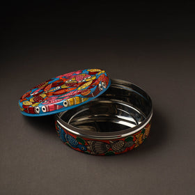  Bengal Patua Handpainted Stainless Steel Casserole