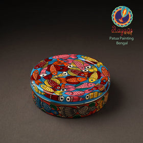  Bengal Patua Handpainted Stainless Steel Casserole