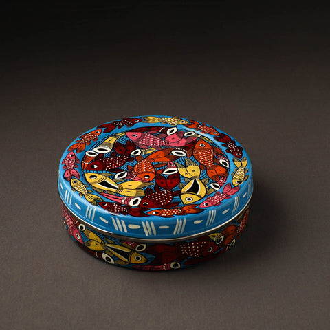  Bengal Patua Handpainted Stainless Steel Casserole