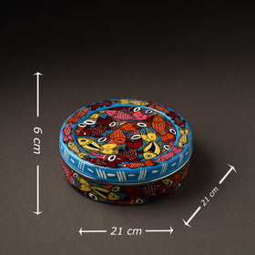  Bengal Patua Handpainted Stainless Steel Casserole