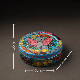  Bengal Patua Handpainted Stainless Steel Casserole