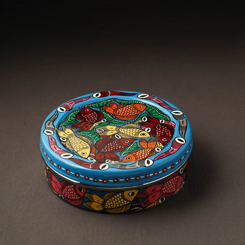  Bengal Patua Handpainted Stainless Steel Casserole