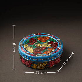  Bengal Patua Handpainted Stainless Steel Casserole