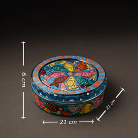  Bengal Patua Handpainted Stainless Steel Casserole