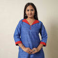 Bhagalpuri Handwoven Desi Tussar Silk Straight Kurta for Women