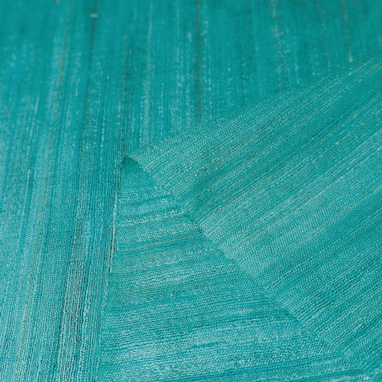 Blue - bhagalpuri handwoven pure desi tussar silk fabric 15