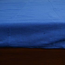 Bijnor pure handloom cotton double bed sheet (108 x 90 in)