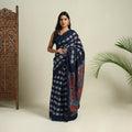 Buy Bindaas Art Natural Dyed Cotton Block Print Saree