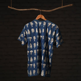  Bindaas Block Art Printed Cotton Round Neck T-shirt 