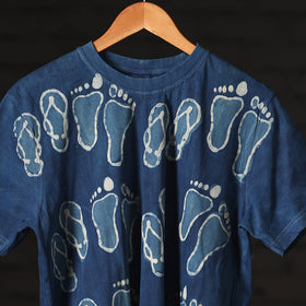 Buy Bindaas Block Art Printed Cotton Round Neck T-shirt Online at iTokri.com