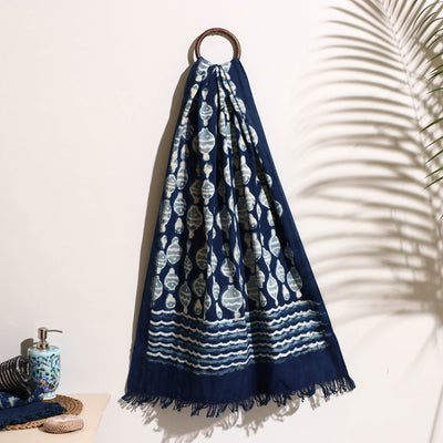 Block Printed Cotton Towel
