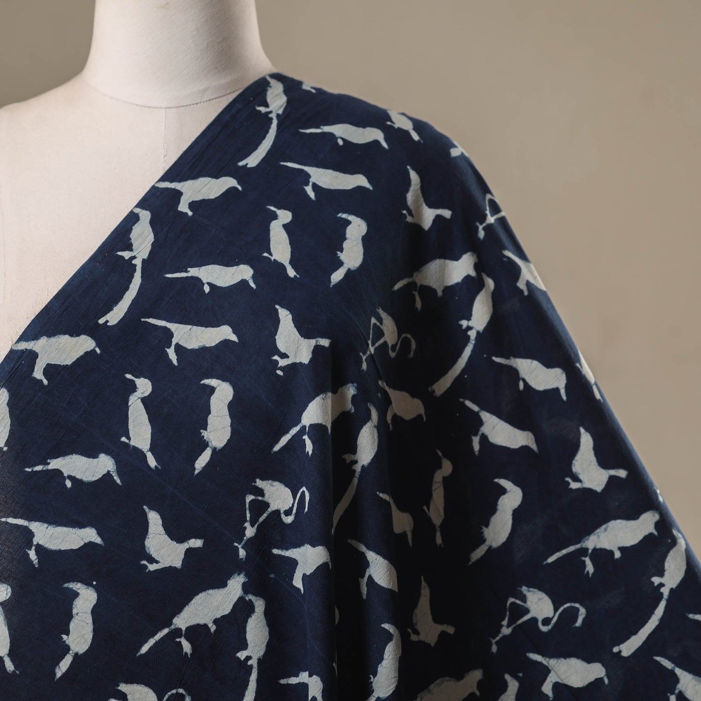 Bindaas cotton natural dyed fabric 03 - handcrafted