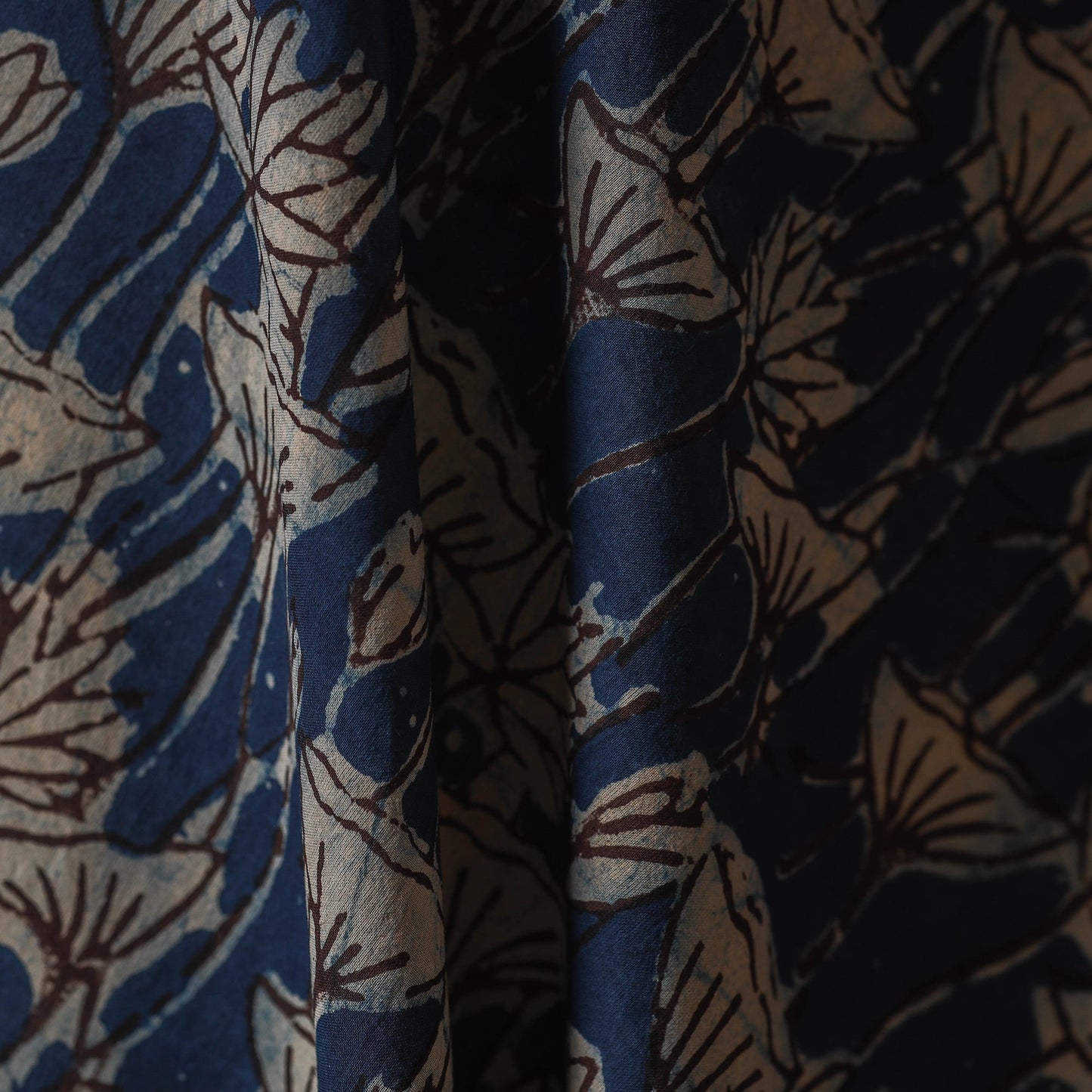 Bindaas cotton natural dyed fabric 10 - handcrafted