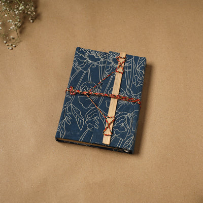 Bindaas fabric cover handmade paper notebook with thread