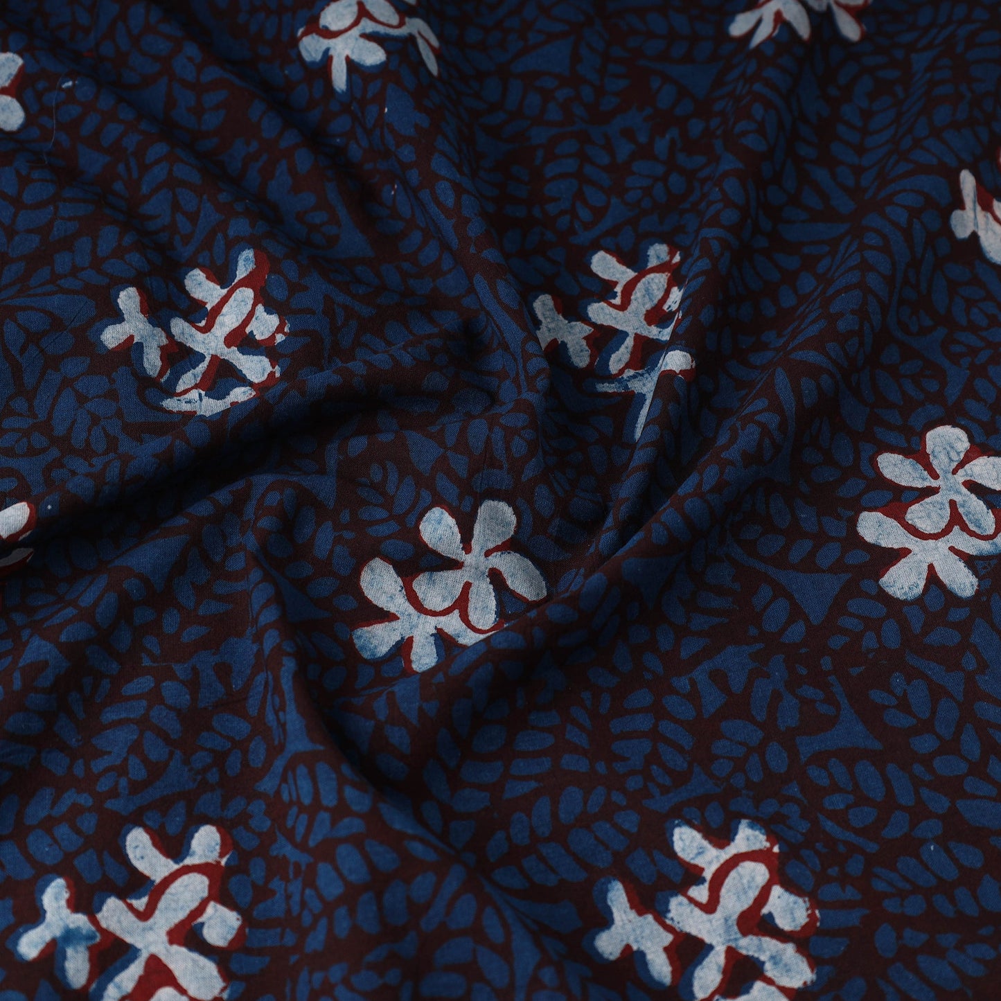  Bindaas Hand Block Print Cotton Natural Dyed Fabric