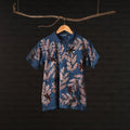Bindaas Natural Dyed Art Block Print Unisex Polo Collar T-shirt