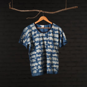  Block Art Prints Natural Dyed Cotton Unisex T-shirt 