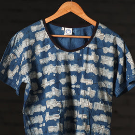  Block Art Prints Natural Dyed Cotton Unisex T-shirt 