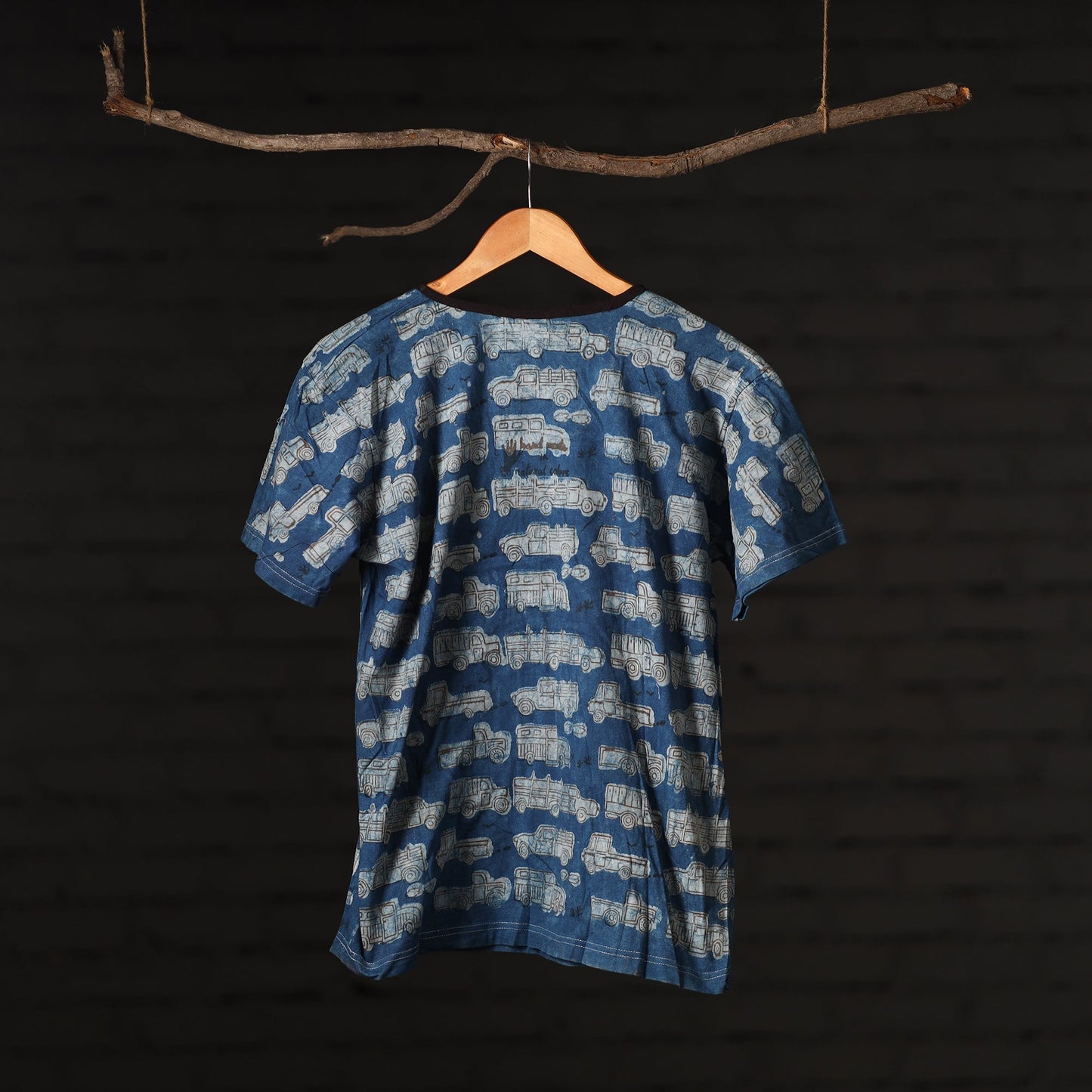  Block Art Prints Natural Dyed Cotton Unisex T-shirt 