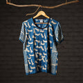  Block Art Prints Natural Dyed Cotton T-shirt 