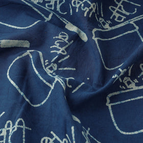 Bindaas Block Printed Cotton Natural Dyed Fabric