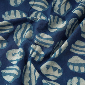 Bindaas Block Printed Cotton Natural Dyed Fabric