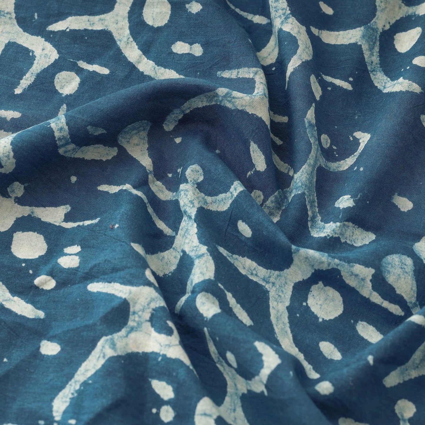 Bindaas Block Printed Cotton Natural Dyed Fabric