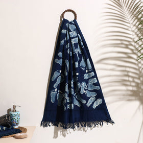  Bindaas Block Printed Handloom Cotton Towel 