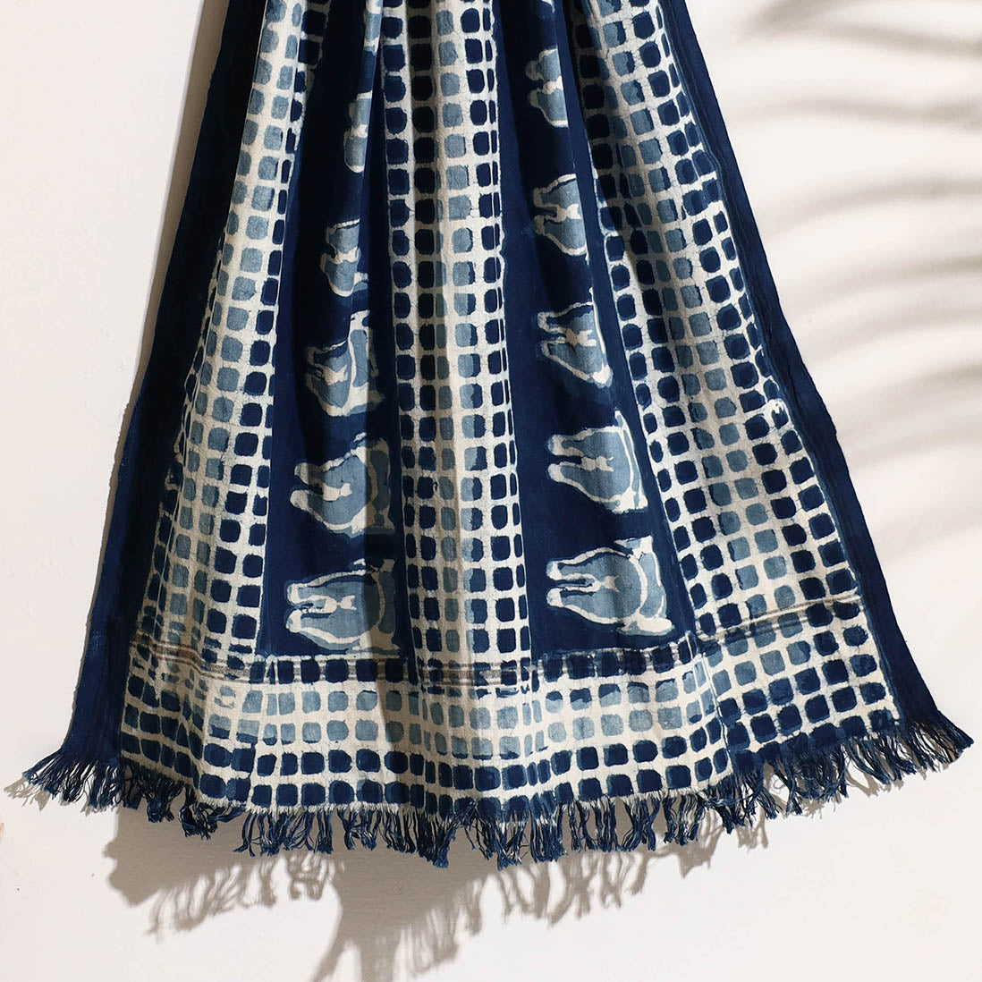  Bindaas Block Printed Handloom Cotton Towel 