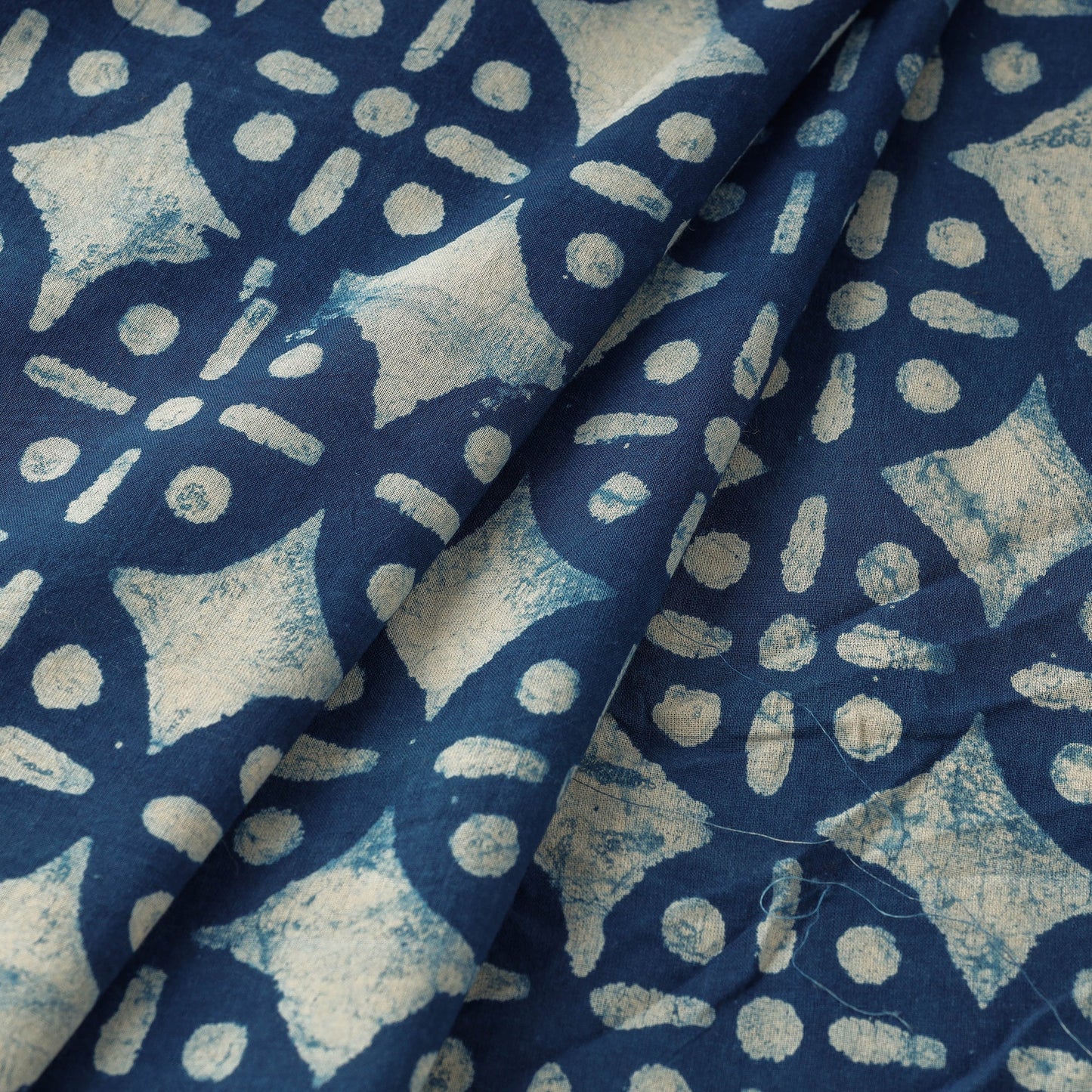  Bindaas Hand Block Print Natural Dyed Cotton Fabric 