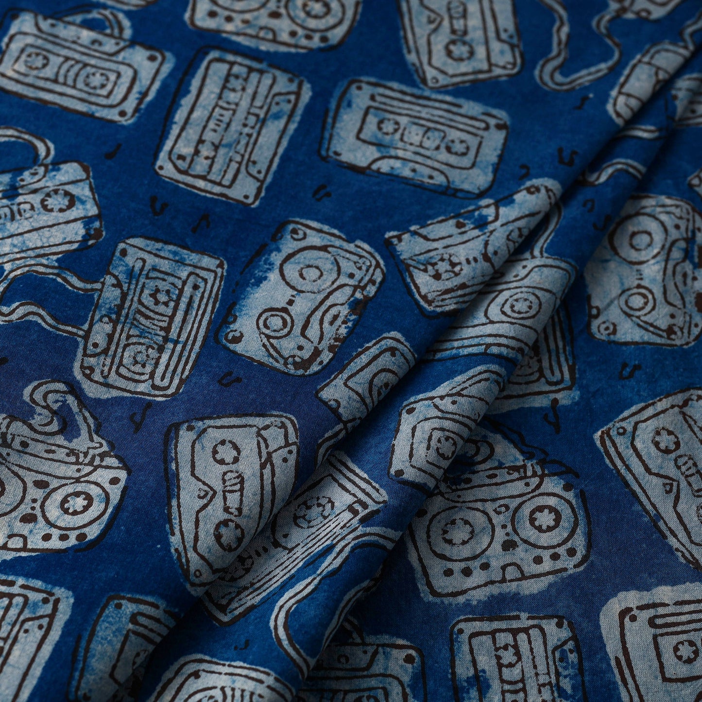  Bindaas Hand Block Printed Natural Dyed Cotton Fabric 