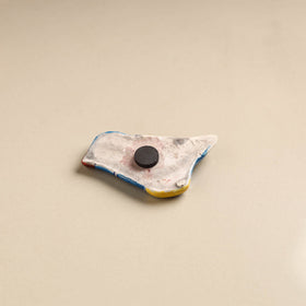 Blue Bird Original Blue Pottery Ceramic Fridge Magnet 