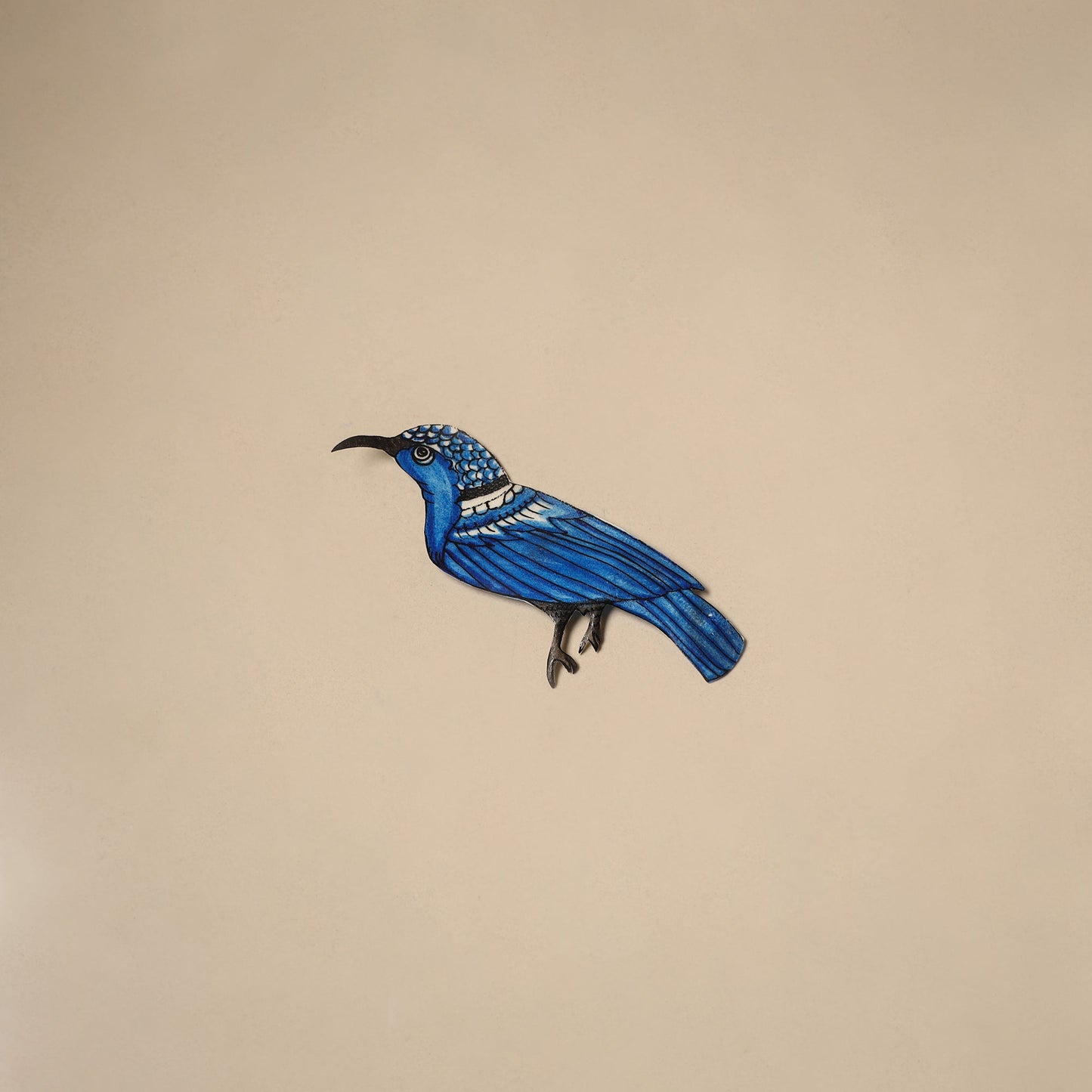 Bird - tholu bommalata leather puppet fridge magnet 12