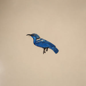 Bird - tholu bommalata leather puppet fridge magnet 12