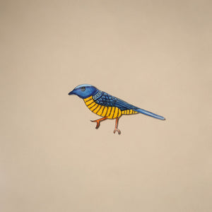 Bird - tholu bommalata leather puppet fridge magnet 14