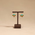 Bishnupur handpainted terracotta jhumki earrings 159