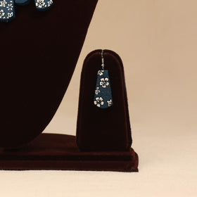 Bishnupur handpainted terracotta necklace set 29