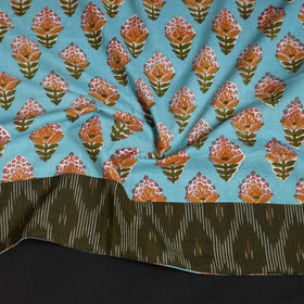 Block print cotton sanganeri blouse piece 21 - handcrafted