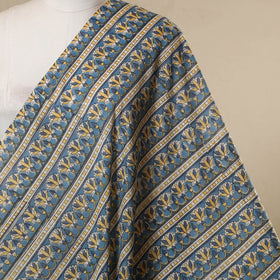 Blue - cotton sanganeri fabric 22 - handcrafted