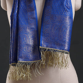 Brocade handloom semi silk banarasi stole 06 - handcrafted