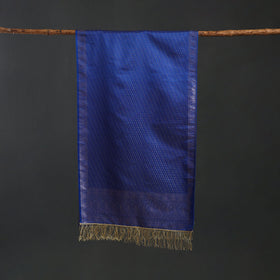Brocade handloom semi silk banarasi stole 06 - handcrafted