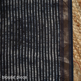 Chanderi silk hand batik saree 03 - handcrafted