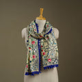 Buy Chanderi Silk Hand Embroidered Stole